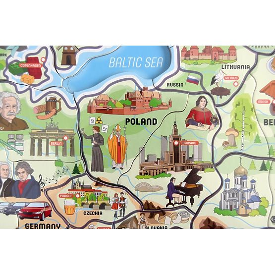 Magnetic Map of Europe XXXL