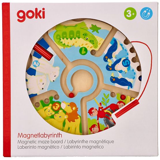 Magnetic Maze Animals and Numbers