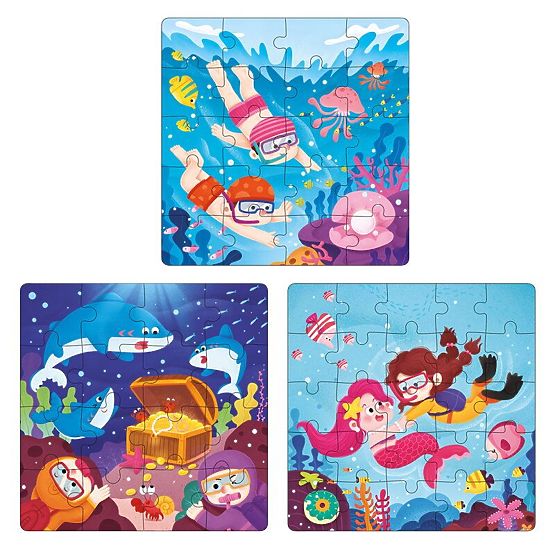 Magnetic Puzzle Book Underwater World
