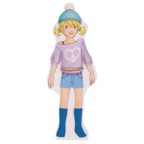 Magnetic puzzle - dress up doll
