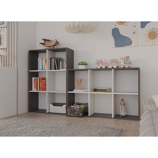 Malax 2X3 Shelf ANTHRACITE WHITE
