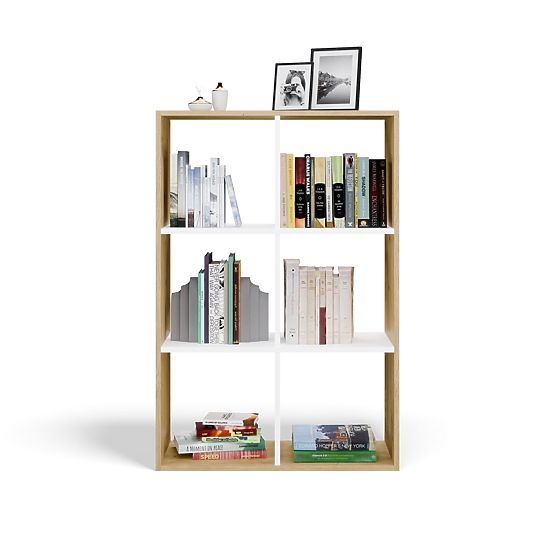 Malax 2X3 Shelf ARTISAN OAK WHITE