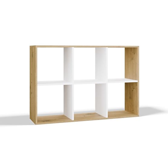 Malax 2X3 Shelf ARTISAN OAK WHITE