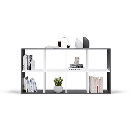 Malax 2X4 Shelf ANTHRACITE WHITE