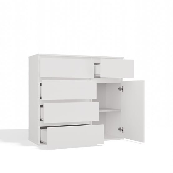 Malwa 1D5S White Dresser