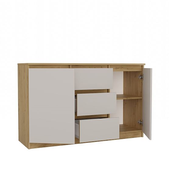 Malwa 2D3S Sideboard OAK ARTISAN CASHMERE BEIGE