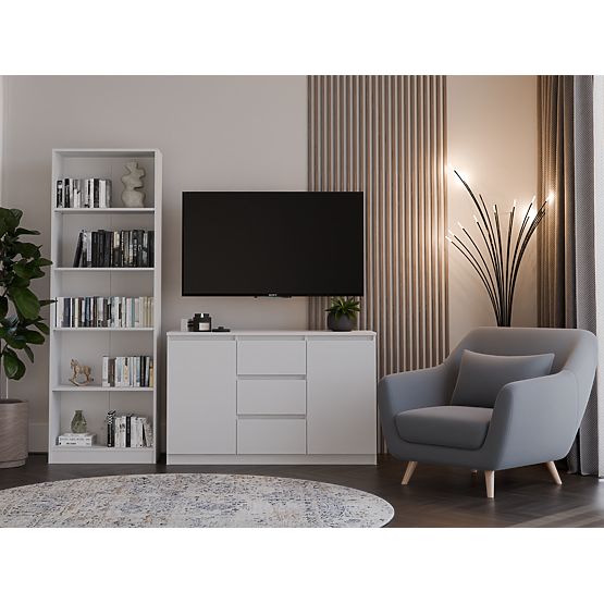 Malwa 2D3S White Dresser