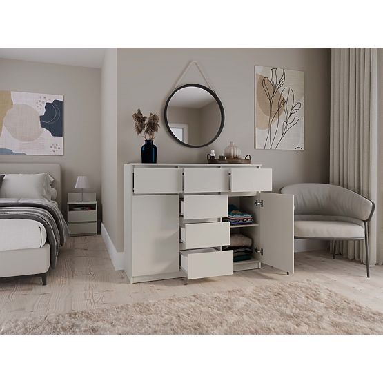 Malwa 2D6S Chest of Drawers in Cashmere Beige