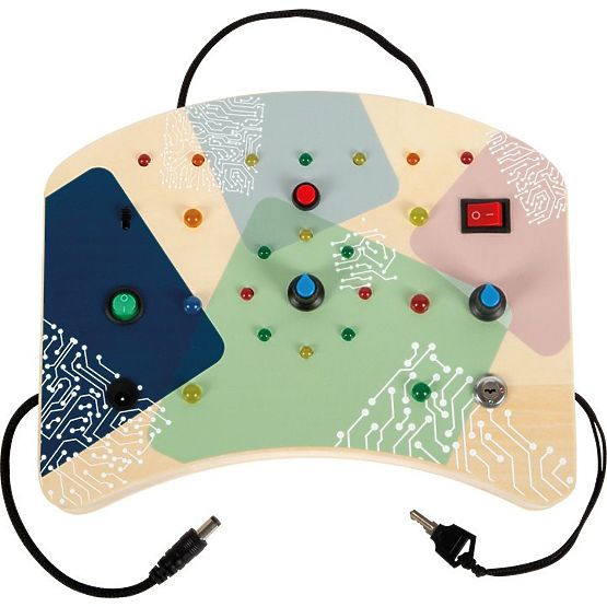Manipulation Board with LED Lights and Switches