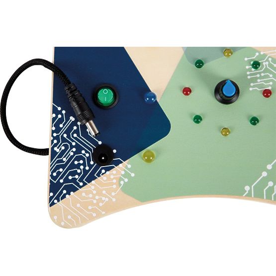 Manipulation Board with LED Lights and Switches