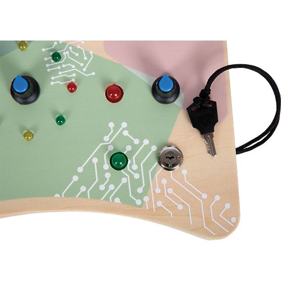 Manipulation Board with LED Lights and Switches