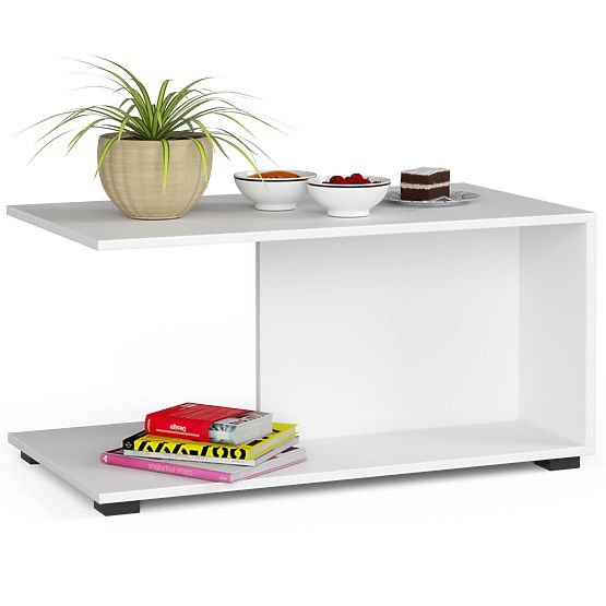 MARGO WHITE COFFEE TABLE