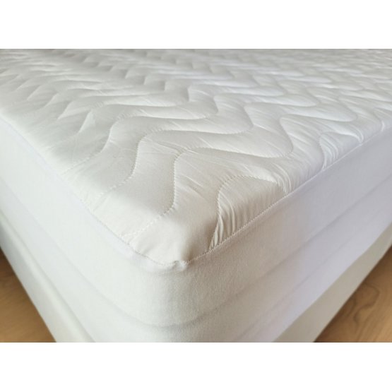 Mattress protector with impermeable finish