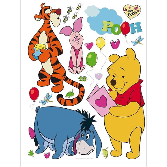 Maxi sticker Teddy bear Pooh