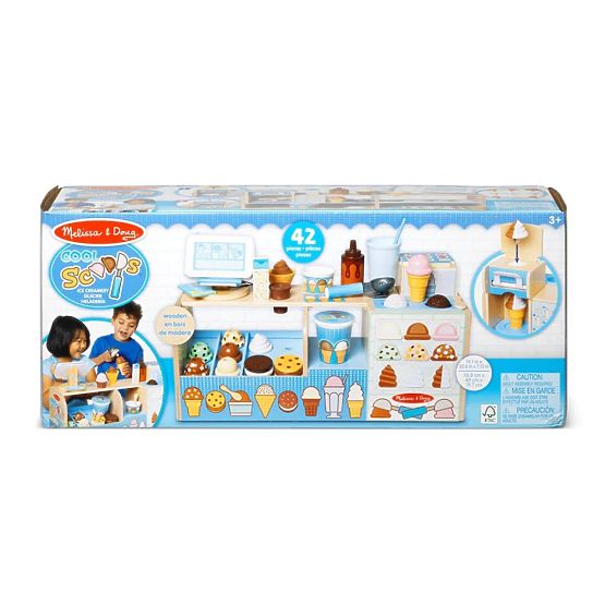 Mega Ice Cream Shop - Wooden Ice Cream Parlor Play Set