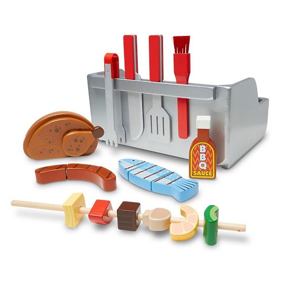 Melissa and Doug wooden grill