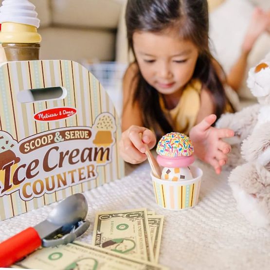 Melissa & Doug Wooden Ice Cream Parlor