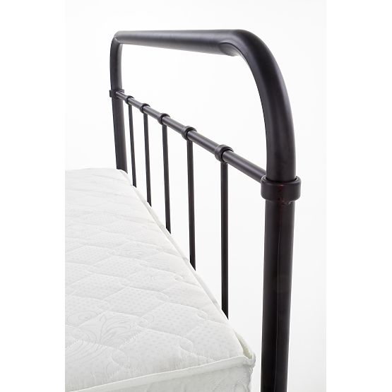 Metal bed LINDA 120x200 cm - black