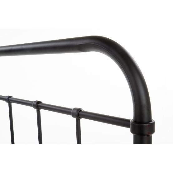 Metal bed LINDA 120x200 cm - black