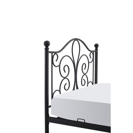 Metal bed PANAMA 120x200 - black