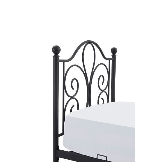 Metal bed PANAMA 200x90 - black