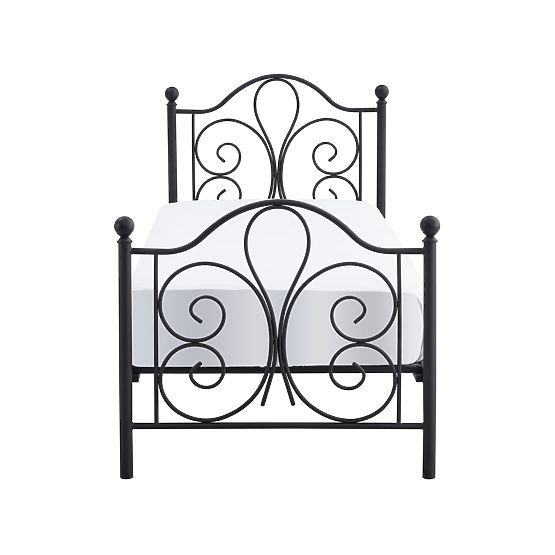 Metal bed PANAMA 200x90 - black
