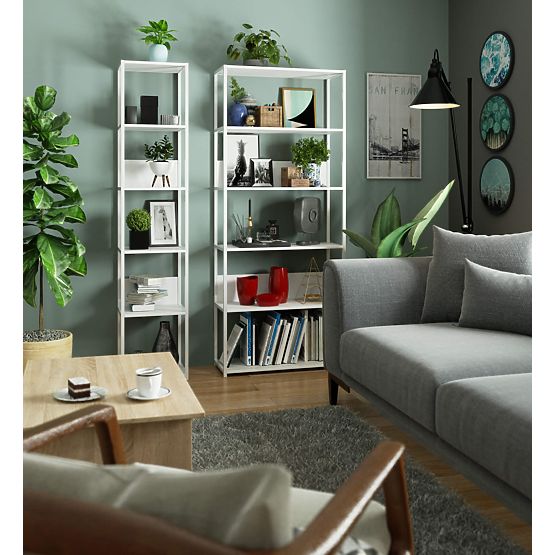 METAL SHELF LOFT 400 WHITE/WHITE