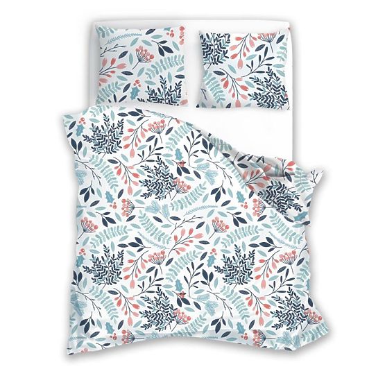 Microfiber bedding Garden 140x200cm + 70x90cm