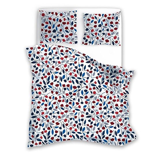 Microfibre bedding Tulips 140x200cm + 70x90cm