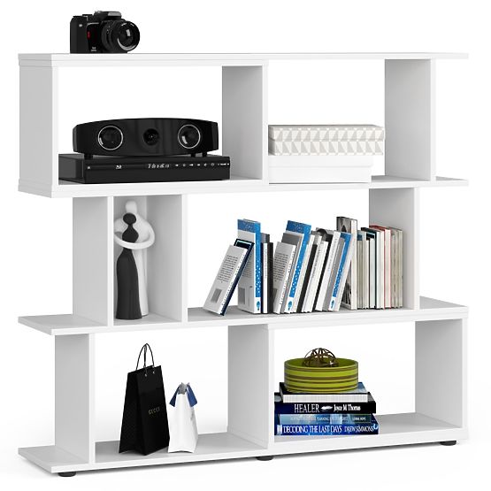 Mini FIX Shelf Unit with Shelves - White