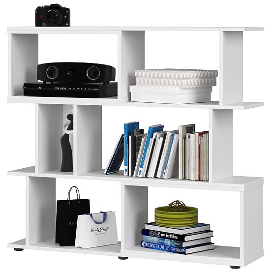 Mini FIX Shelf Unit with Shelves - White