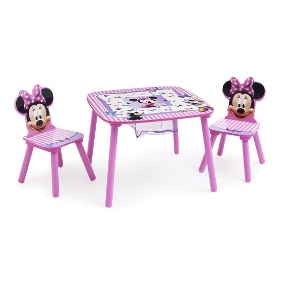 Minnie Mouse Children's Table with Chairs
