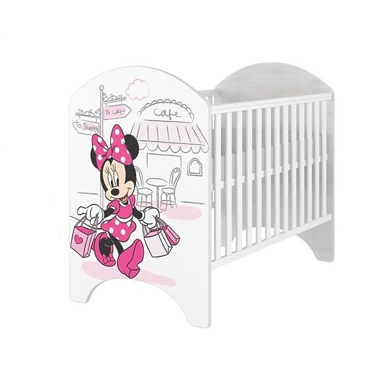 Minnie Mouse in Paris Children's Cot