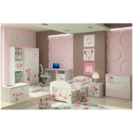 Children's Writing Desk - Minnie Mouse - Norwegian Pine Decor