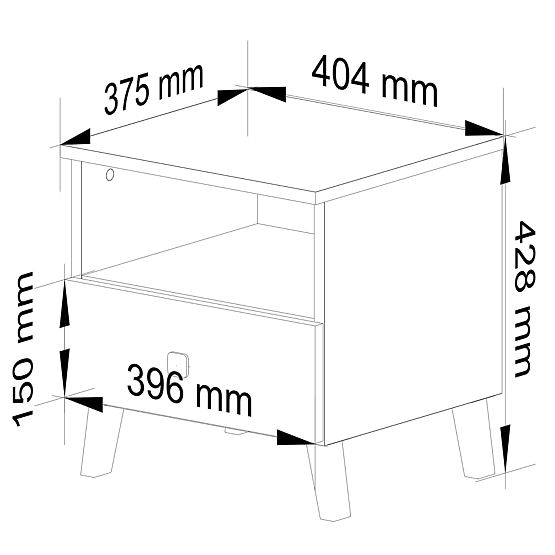 MOBI K-01 CHEST OF DRAWERS CASHMERE GOLD