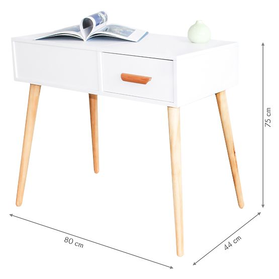 Modern dressing table with mirror