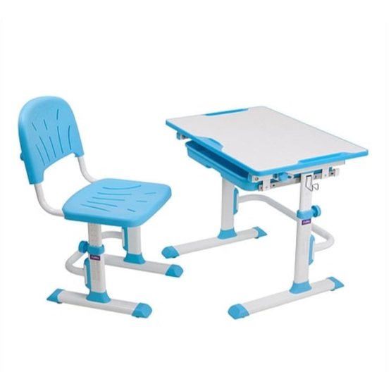 Children writing table + chair Cubby Lupin - blue