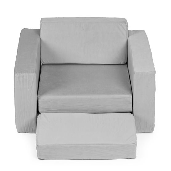 Modular Children's Armchair DIY 8 Soft Cushions Foldable - Gray ECOTOYS