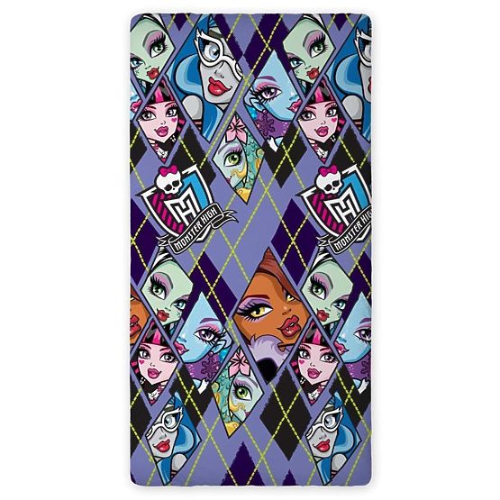 Monster High I Cotton Bed Sheet + FREE Monster High Pillow Case