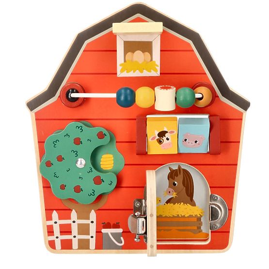 Montessori Activity Board - Barn