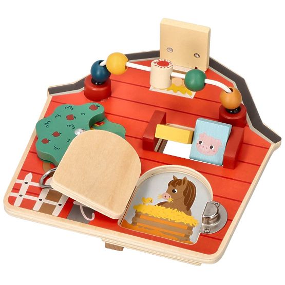 Montessori Activity Board - Barn
