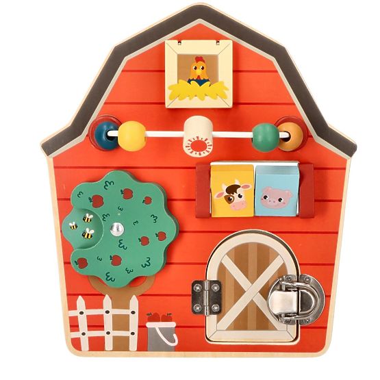 Montessori Activity Board - Barn