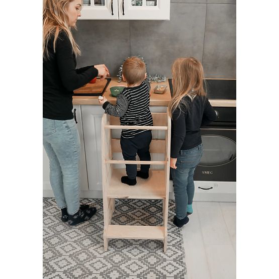 Montessori learning tower Lena MAXI 85 - natural