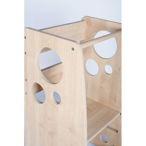 Montessori learning tower Rings decor Woody