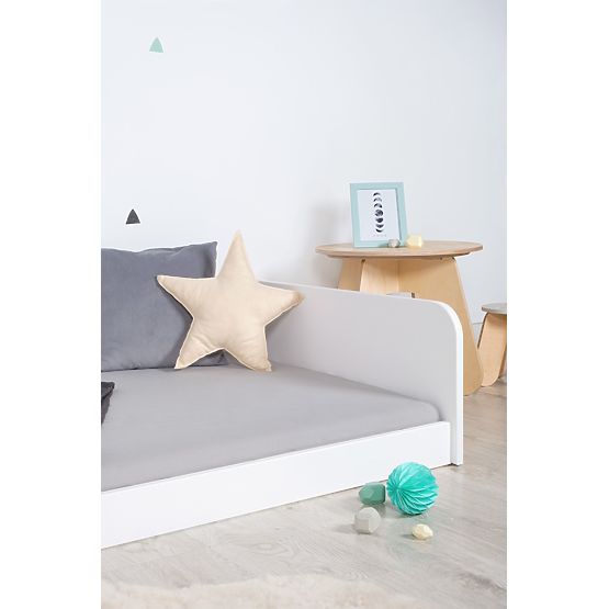 Montessori Wooden Bed Sia - White