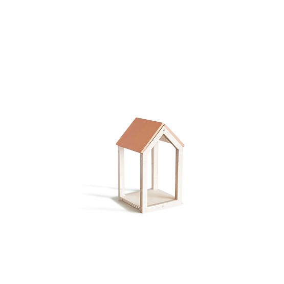 Magnetic Montessori wooden house - terra
