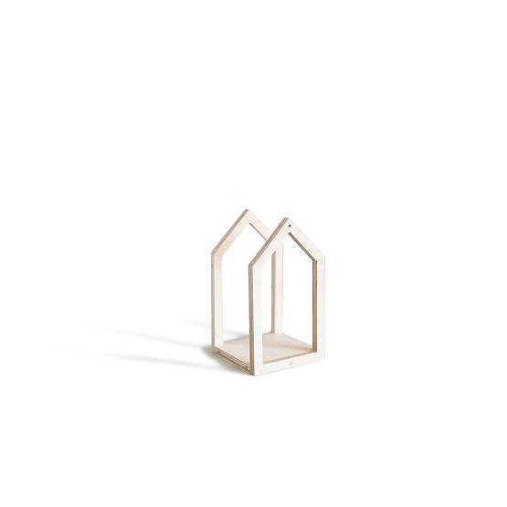 Magnetic Montessori wooden house - terra