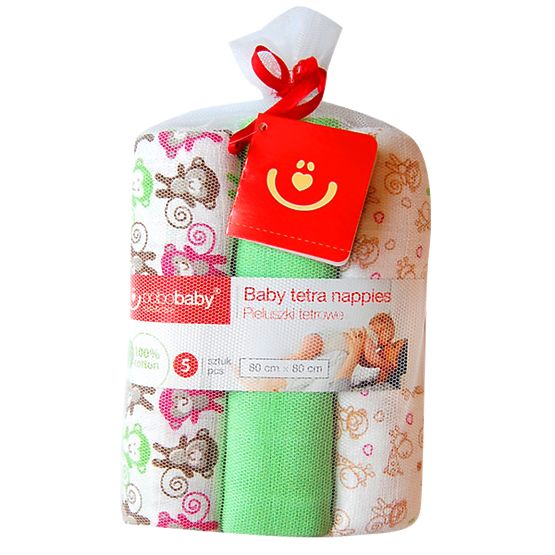 Moorcock diapers with print