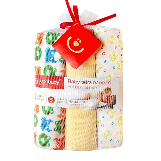 Moorcock diapers with print
