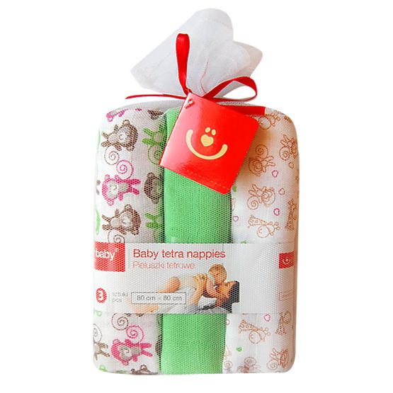 Moorcock diapers with print